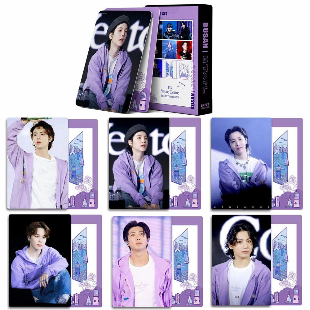 [Elegan] Bangtan Boys Photocards Fashion New Album Fans Collection Poster Gambar Bangtan Boys Idol Foto HD Cetak Kartu HD Album Postcard