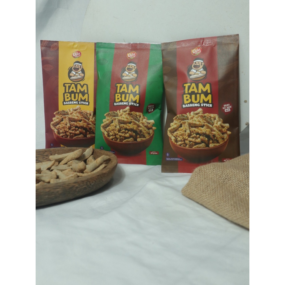 Basreng Stik Pedas Premium / Baso Goreng Kripik Tambum