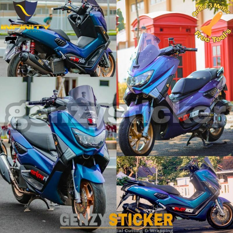 stiker skotlet magic candy lembayung biru sticker bunglon scotlite mutiara scotlet chameleon