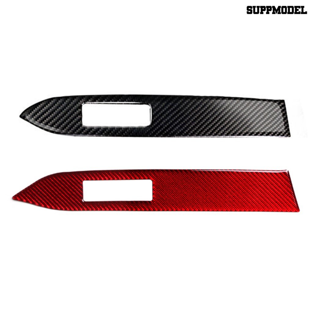 Sm - Stiker Cover Panel Dashboard 3D Carbon Fiber Dapat Dipakai Ulang Untuk Mustang 2015-2019