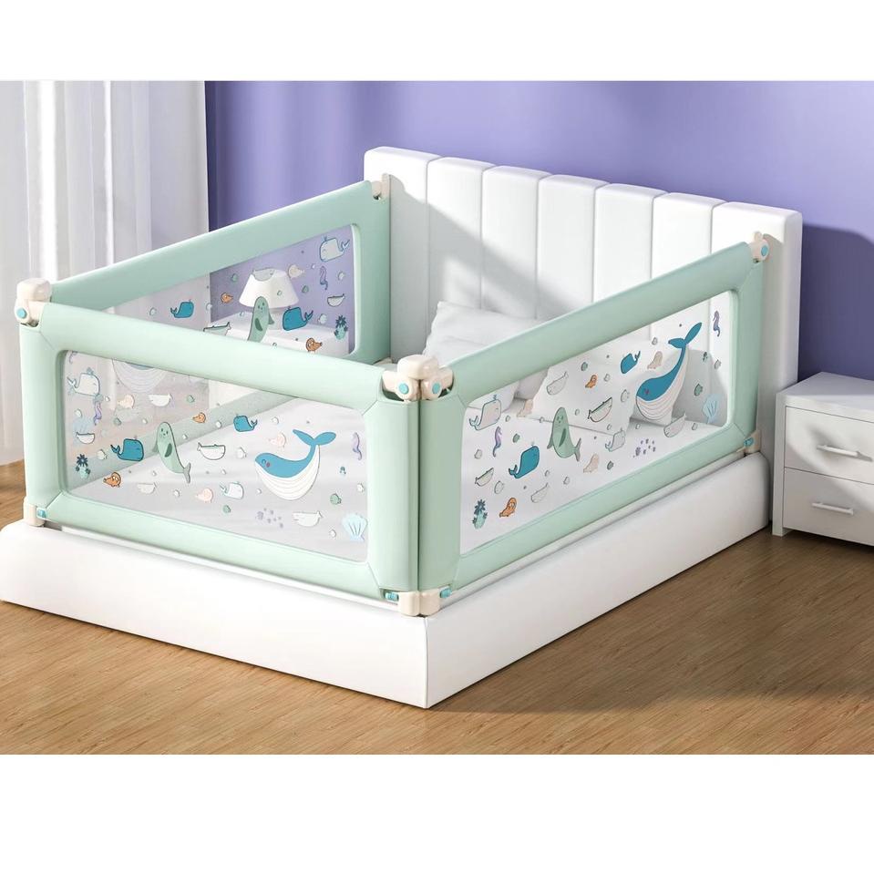[97] Pagar Bayi Anak Pengaman Pembatas Kasur Tempat Tidur Ranjang Bayi Safety Fence Baby Bed Guard Rail qpvx509