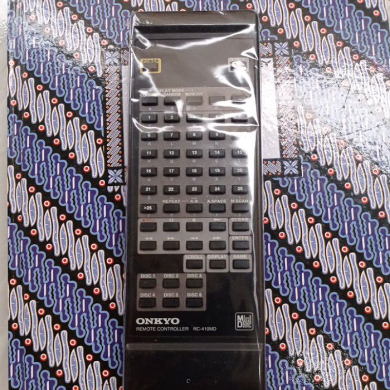 Remote mini disk onkyo