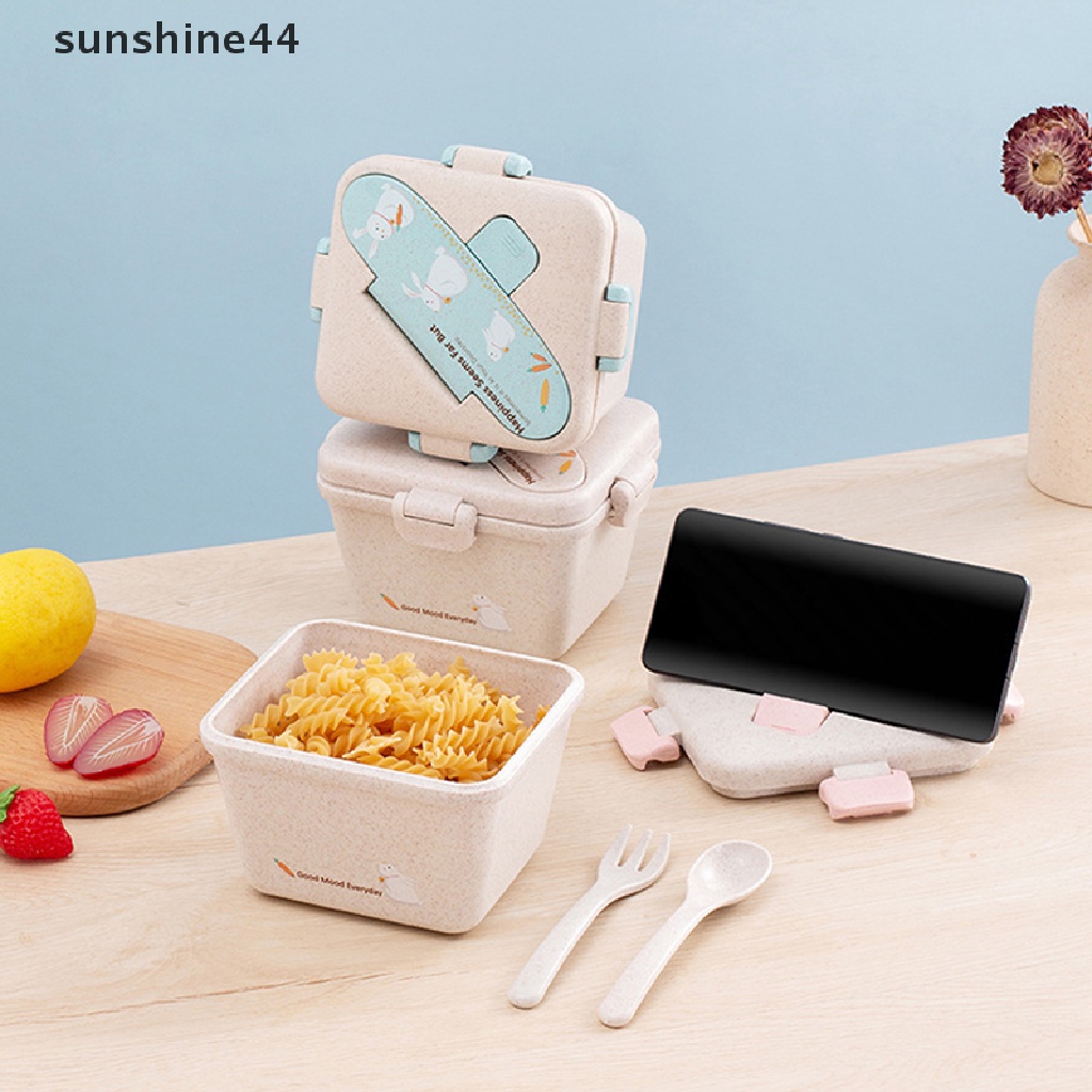 Sunshine Kotak Makan Bento Portable Kreatif Untuk Anak