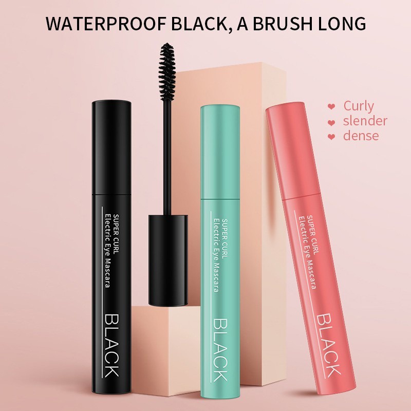 Lameila Mascara 772 Electric  Eye Maskara 3D Waterproof dan Tahan Lama | Black | Green | Orange