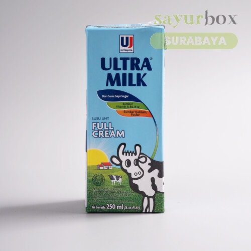 

Ultra Milk UHT Full Cream 250 ml (Sayurbox) - SURABAYA