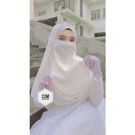 cadar pengantin pashmina pengantin set cadar / cadar blink blink