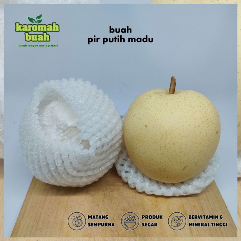 

buah pir putih madu sweet 500Gram / Buah pir putih manis / BUAH PIR MADU SWEET