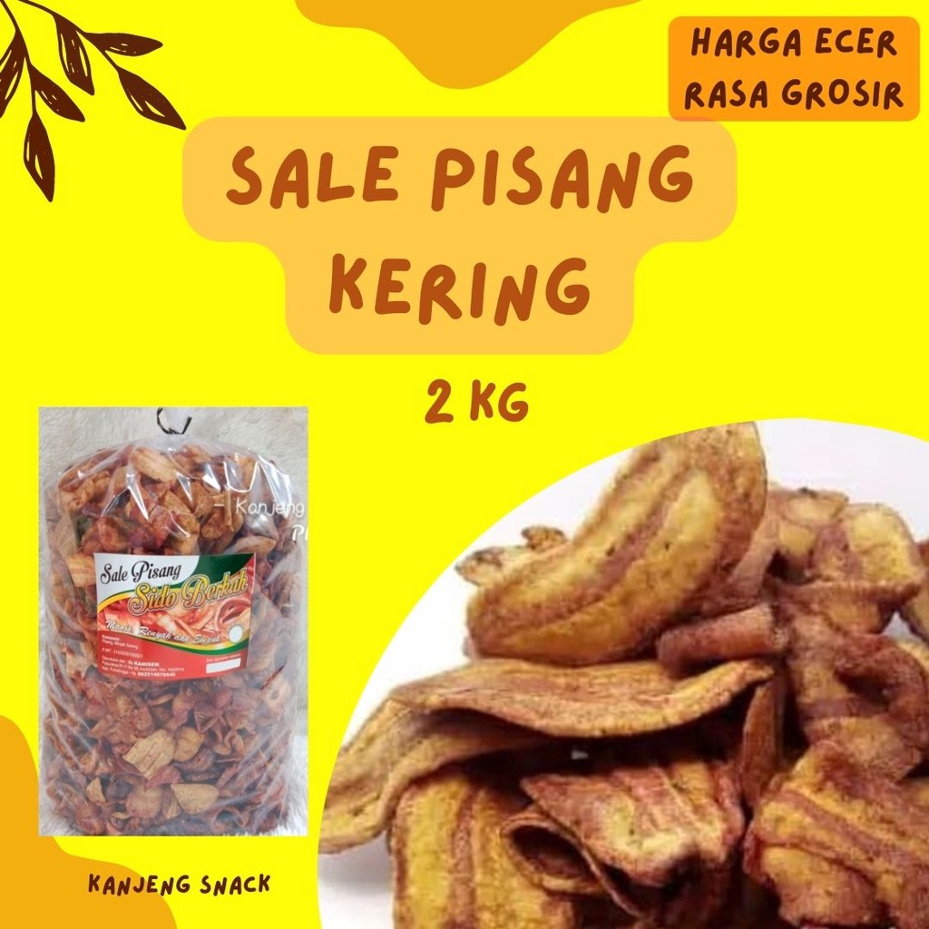 

SALE PISANG KERING / KERIPIK PISANG MANIS 2 KG