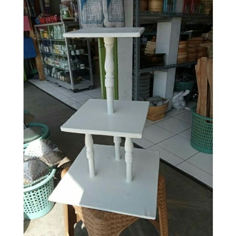 Meja kue kotak penghias kue pengantin dan ulang tahun anak-anak