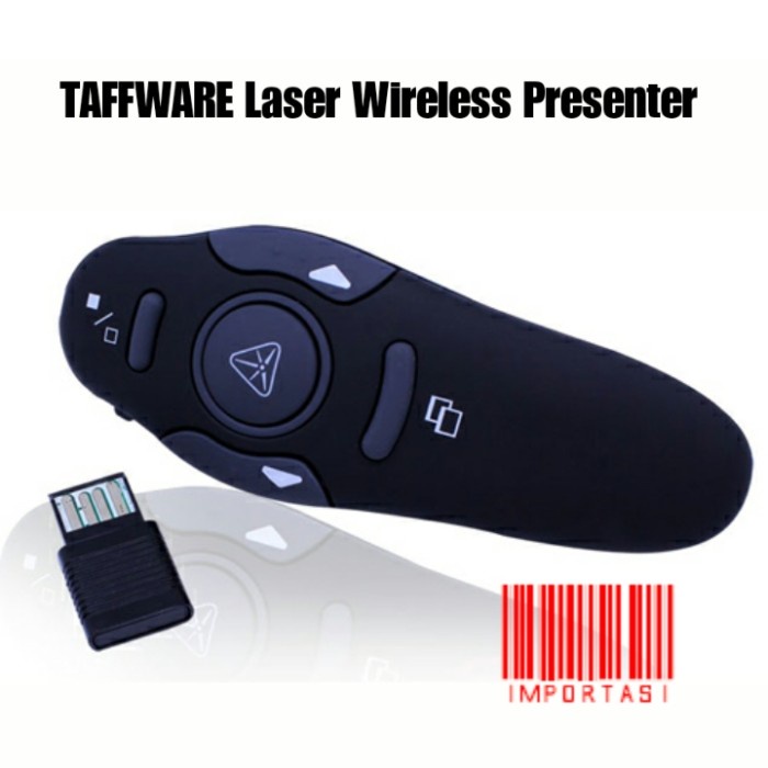 

Limited Taffware Wireless Laser Pointer Remote Presentation