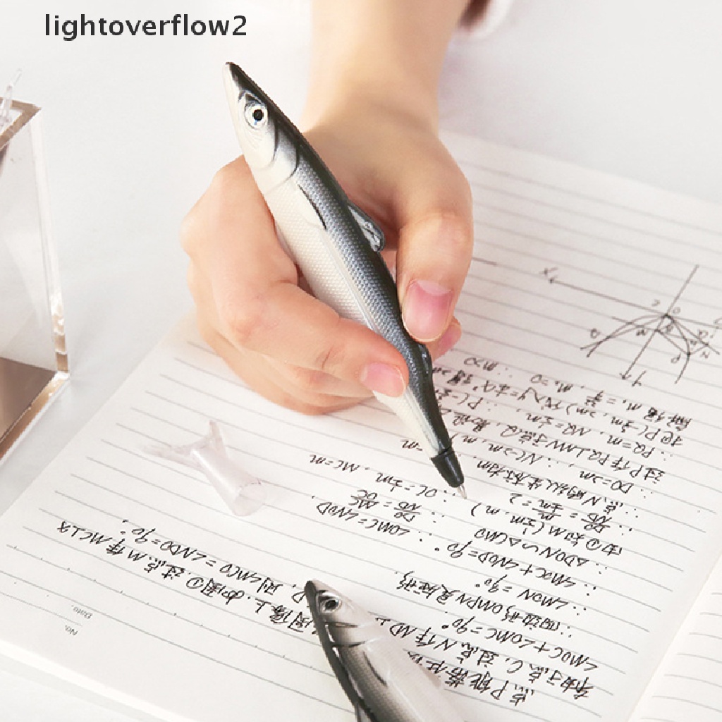 (lightoverflow2) 1pc Bolpen 0.5mm Bentuk Ikan Laut Lucu Kreatif Untuk Stationery Sekolah