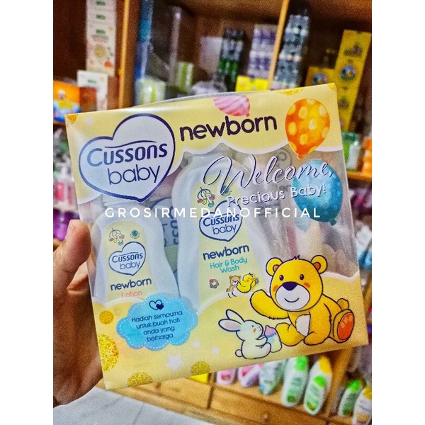 CUSSONS PUTIH BABY GIFT SET NEWBORN - UNTUK BAYI KULIT SENSITIF DAN BAYI BARU LAHIR