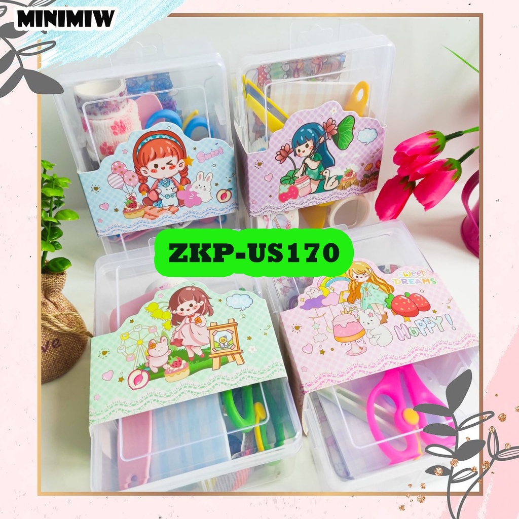 

PAKET SET ALAT JURNALING (8 IN 1) STICKER DAN WASHI TAPE KODE ZKP-US170 STIKER SOLATIP LUCU IMUT KARAKTER GAMBAR