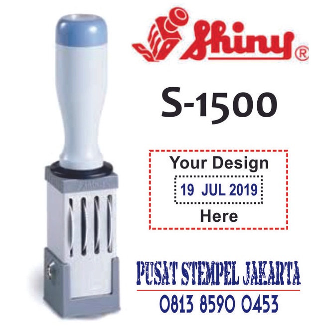 

Trendi Stempel Tanggal Shiny S1500 ( Custom, Bulat ) Limited