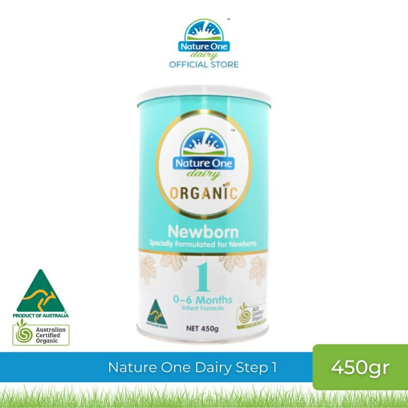 Susu Nature One Dairy Organic Baby Formula Step 1/2/3/4 450gram/900gram