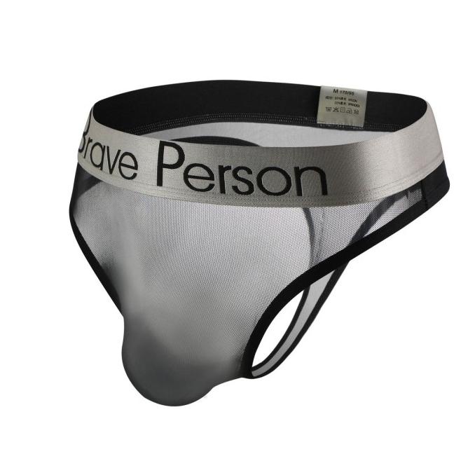 Celana Dalam Pria Bikini Thong Transparan 6 warna Brave Person