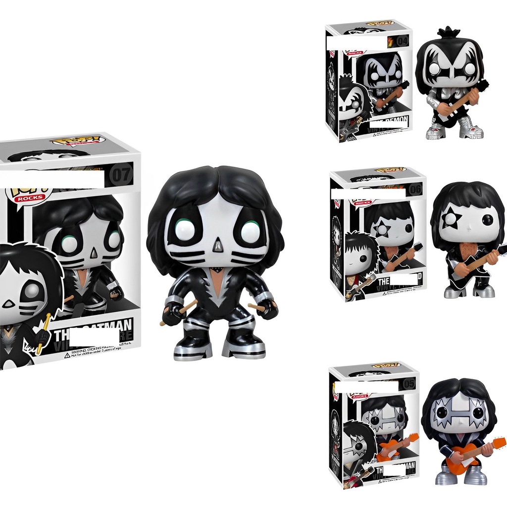 Funko Pop Kiss Band Rock Figure Patung Dekorasi Koleksi Catman