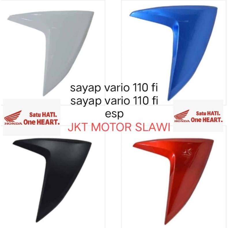 64501-K46-N00(kanan), 64601-K46-N00(kiri) cover sayap samping cover fr sayap vario 110 fi vario 110 fi esp asli honda