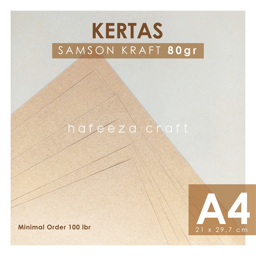 

Samson Kraft Paper A4 - 80gr
