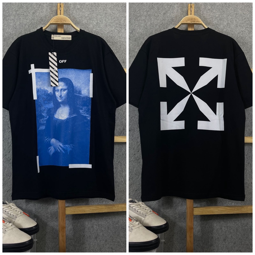 Kaos Off White Monalisa Tangan Pendek