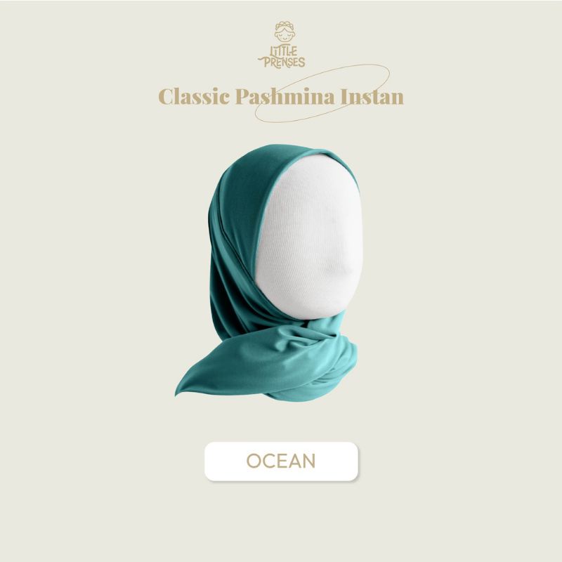 Lp Classic Pasmina Instant / jilbab pashmina anak