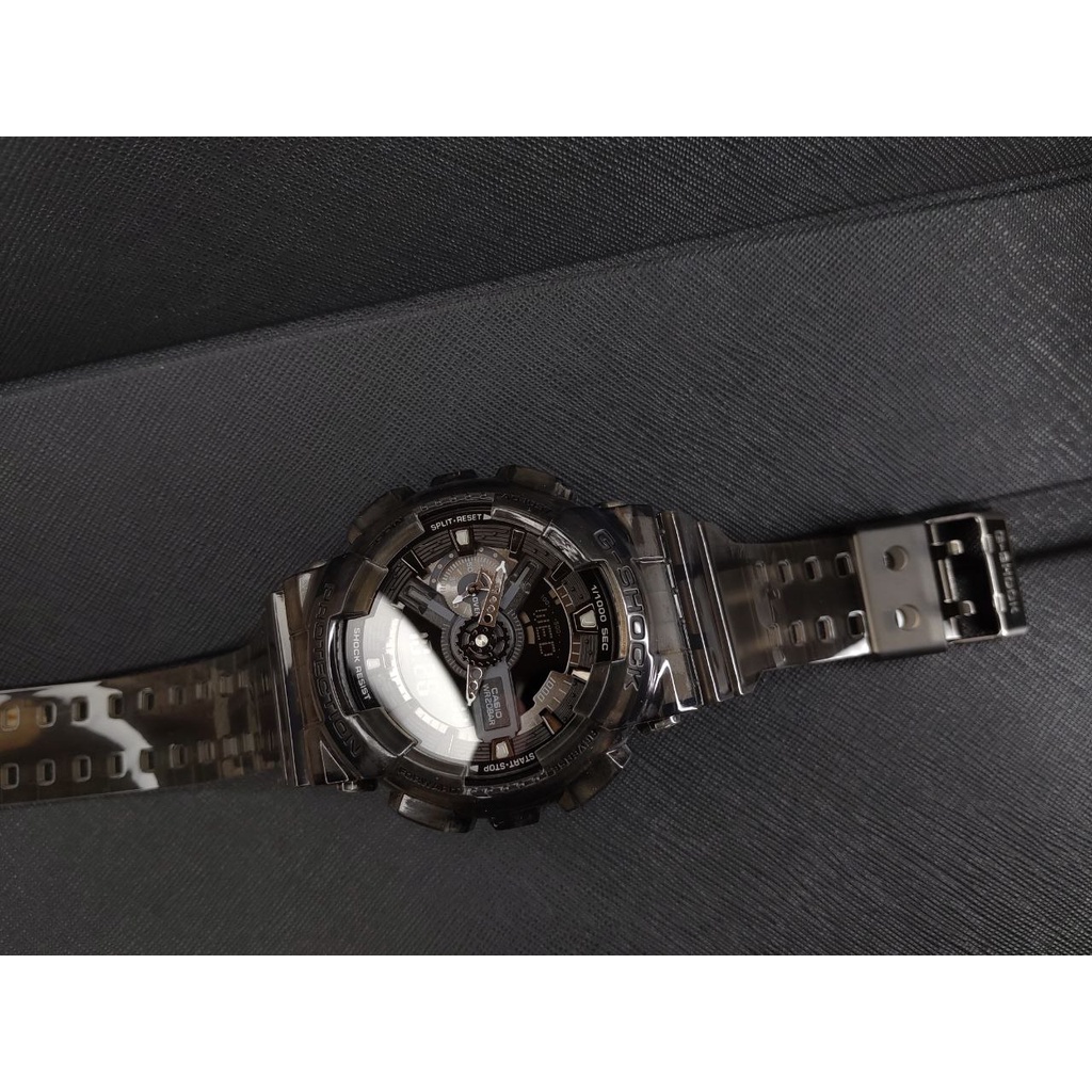 Jam Tangan Casio G-Shock GA-110 GSHOCK GA110 Black Edition Autolight World Time Waterproof