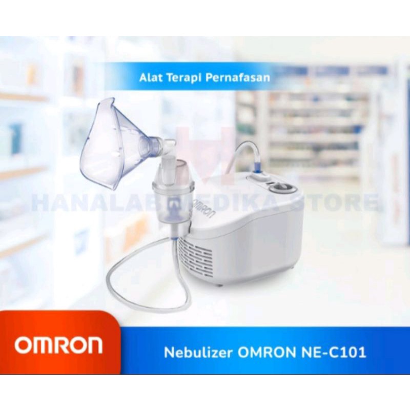 OMRON NEBULIZER NE C101 / ALAT UAP DEWASA. ANAK. DAN BAYI