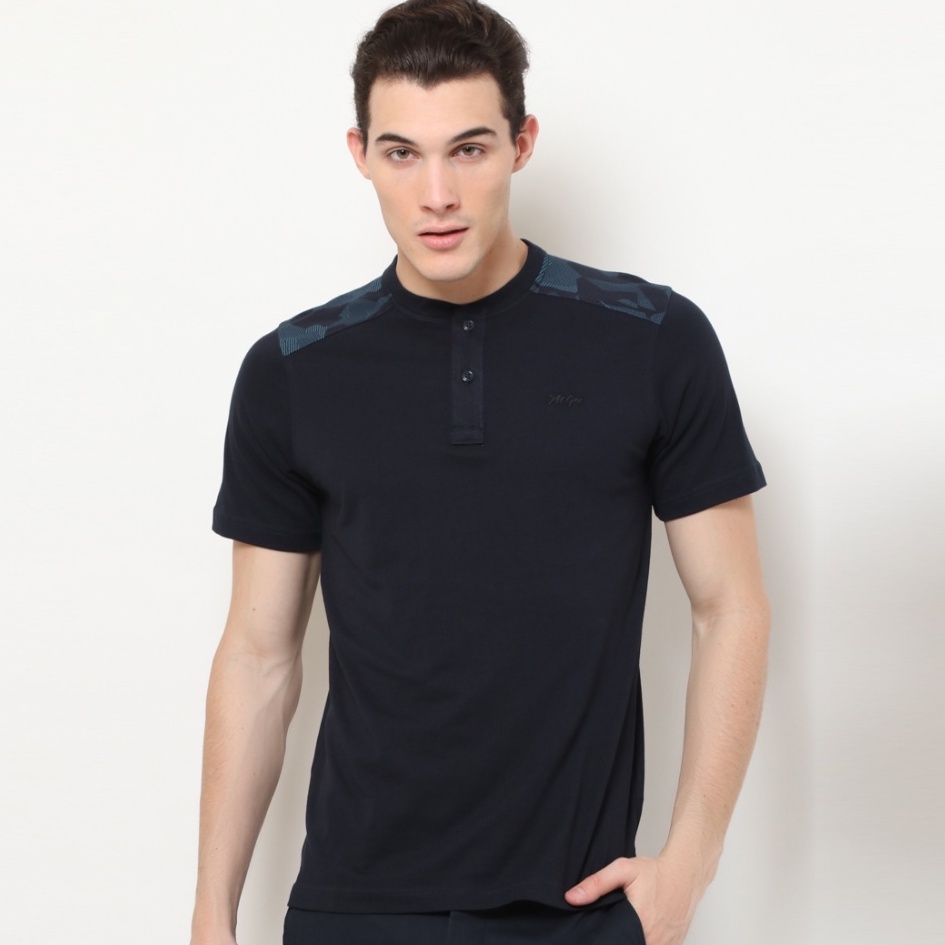 KAOS POLO KERAH SHANGHAI MGEE HANLY C005 - NAVY