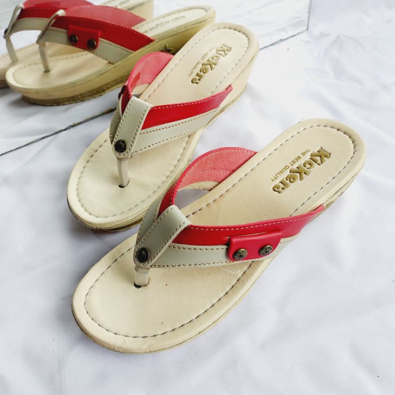 [OBRAL] Sandal Wedges Wanita Model Jepit (Sinta)