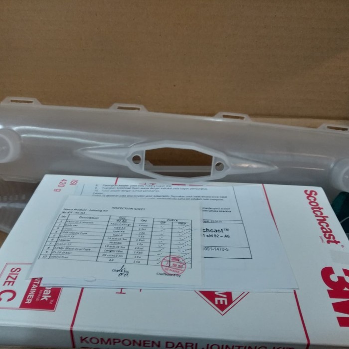 

Termurah 3M Scotchcast Resin 92 - A4 Sambungan Cor Kabel SSL