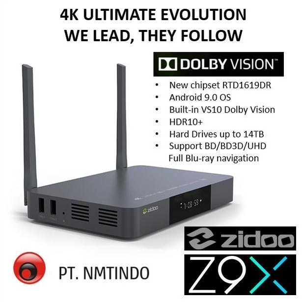 [Promo] Zidoo Z9X 4K Dolby Atmos Dsd Audio Dsd File & Android 9.0 Tv Box