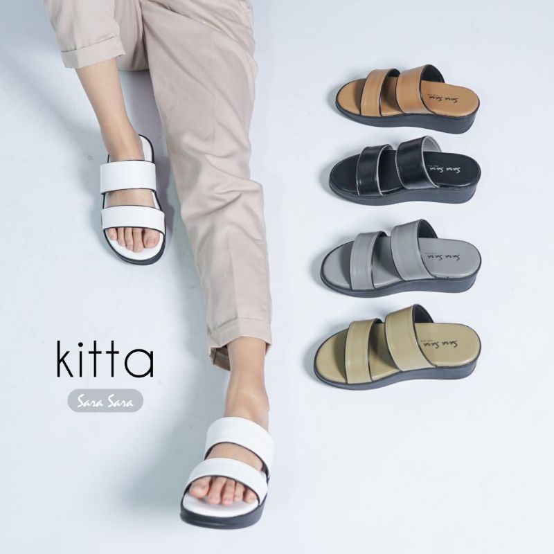 sara sara kitta/sandal wanita sara sara kitta