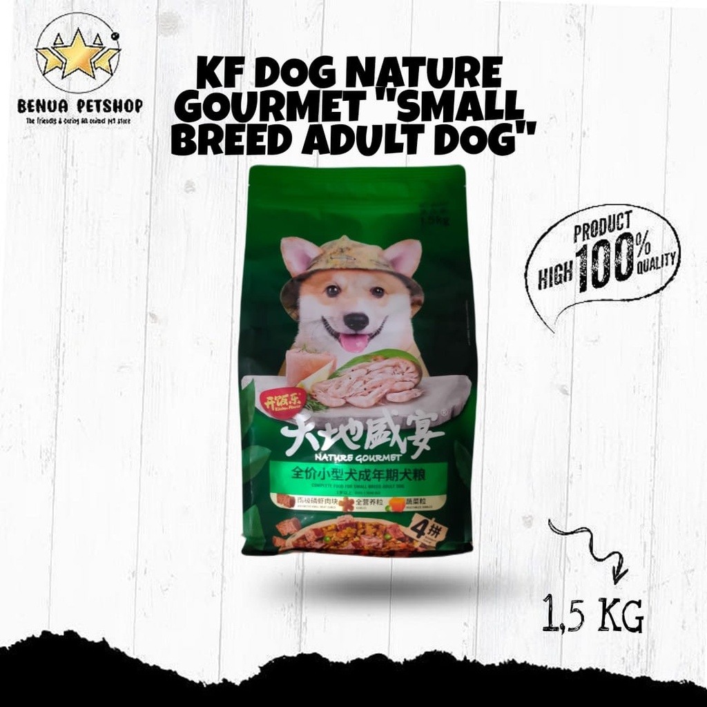 Makanan Anjing Kitchen Flavor Nature Gourmet All variant Dog Food 1,5kg