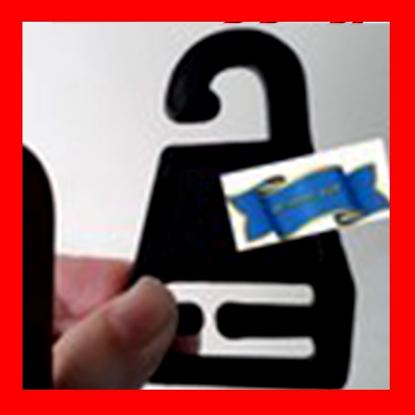 Gantungan hanger dasi plastik satuan hitam