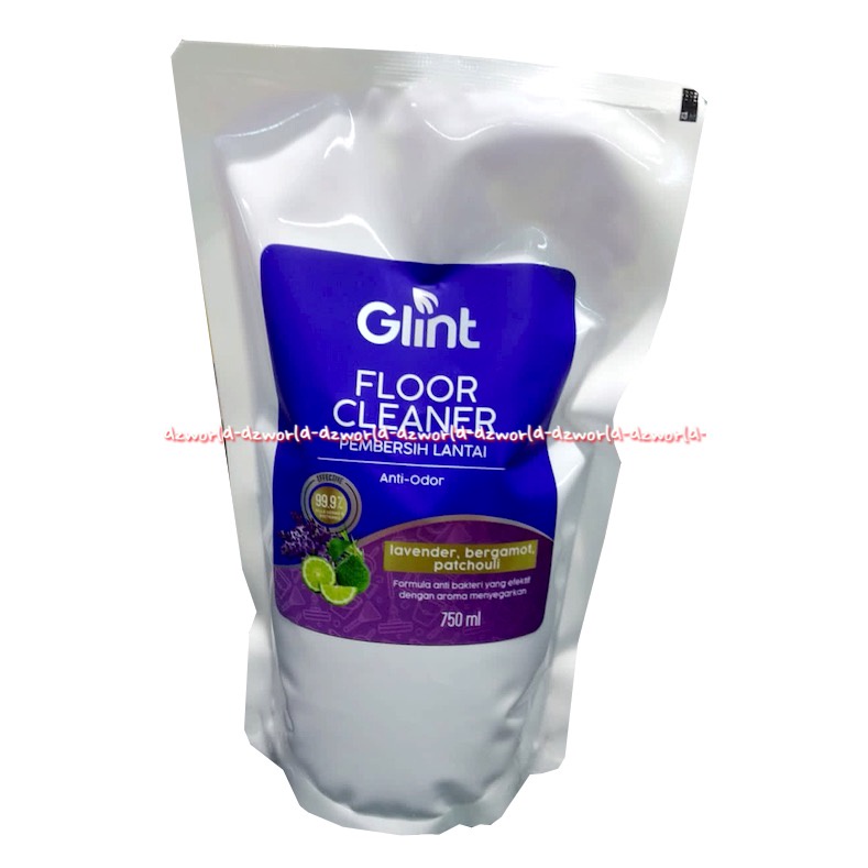 Glint Floor Cleaner 750ml Fragrant Carbolic Pembersih Lantai Karbol wangi Lavender Lemongrass Pine Pinus Bergamot Glin Isi Ulang Pouch