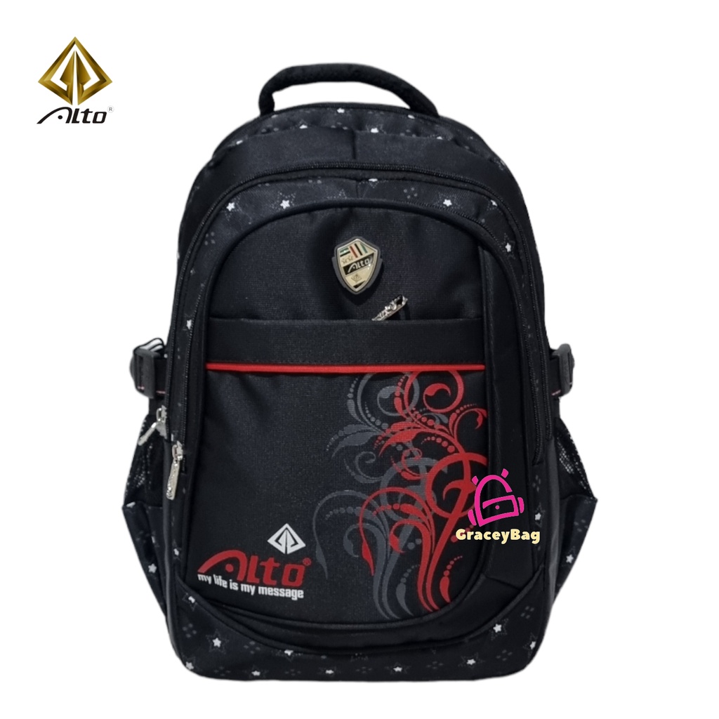 GB-77033F Tas Ransel Sekolah Anak Laki-laki Alto Size Kecil 16&quot;