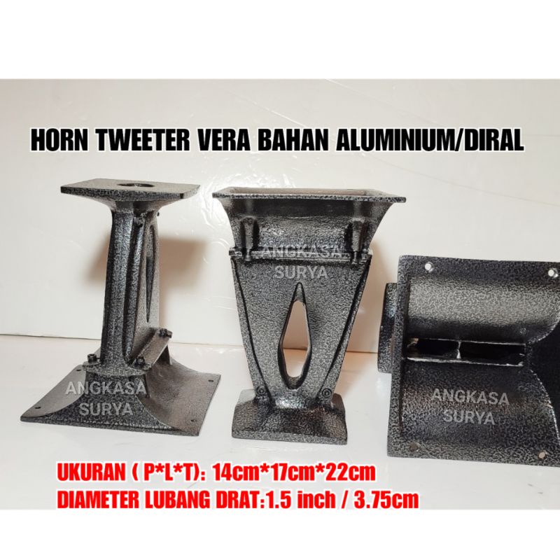 Horn Tweeter Line Array Single Vera Besi Diral Aluminium Corong Tweeter