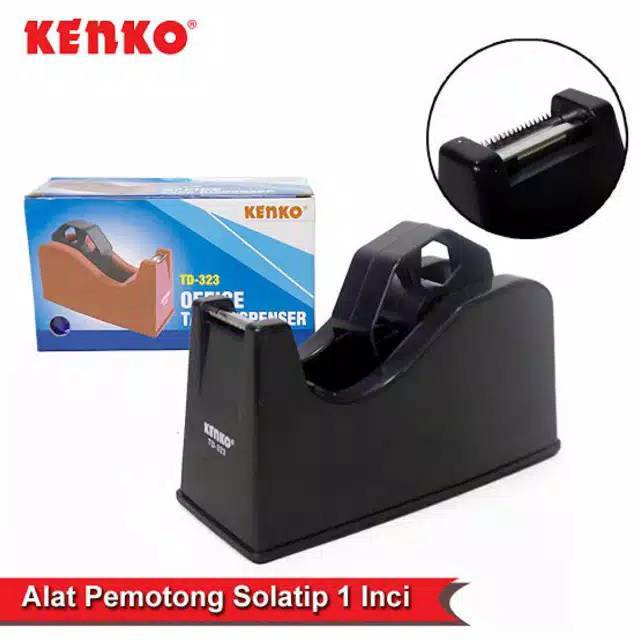 

ALAT PEMOTONG ISOLASI DISPENSER TAPE KENKO CUTTER LAKBAN SOLASI TD 323 - 1/2 INCH - PERLENGKAPAN TULIS KANTOR DAN SEKOLAH - TEMPAT SOLASI KECIL