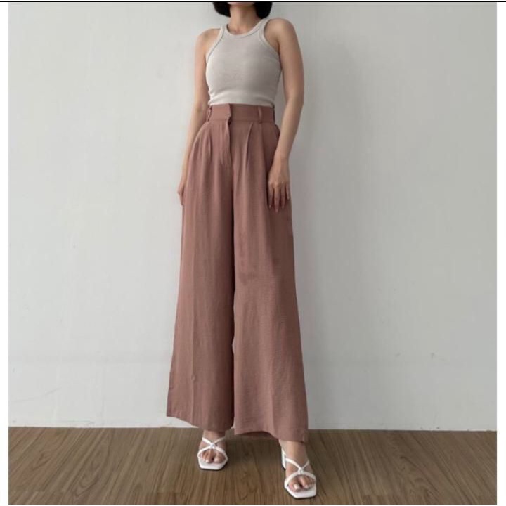 CELANA KULOT HIGHWAIST WANITA CULLOTE PANT - HIGHWAIST PANTS - KULOT CELANA PREMIUM - WIDE LEG PANTS - CULLOTE HIGHWAIST – HIGHWAIST- CELANA KULOT – CULLOTE - KULOT