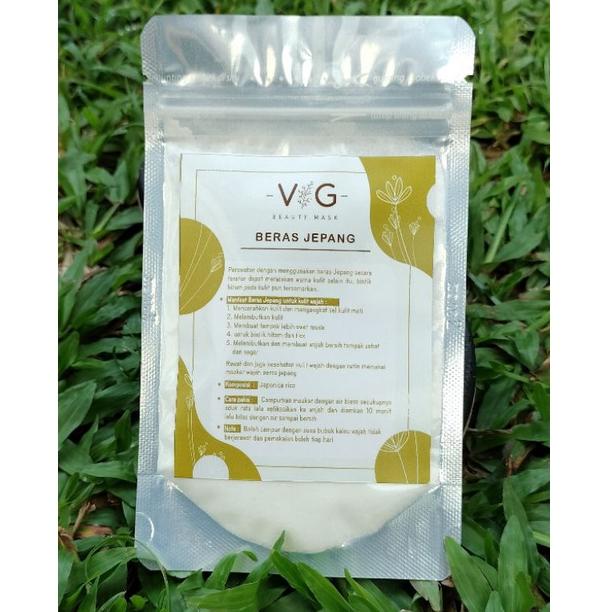 [KODE HNMYF] VG MASKER BERAS JEPANG 25gr