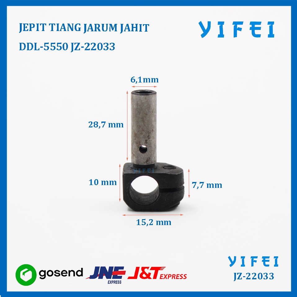 JEPIT TIANG JARUM MESIN JAHIT INDUSTRI JARUM 1 YIFEI-22033