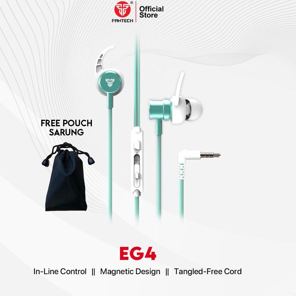 Top Seller Fantech Earphone EG4 Earbuds Premium Alluminium