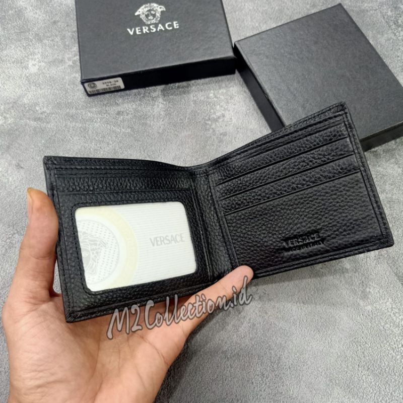 Dompet Versace Leather Dompet Pria Kulit Asli Premium Quality