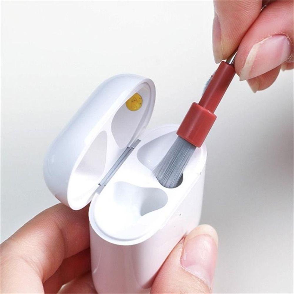 TOP Earphone Cleaner 3in1 Cleaning Pen Kit Dengan Cermin