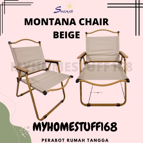 KURSI LIPAT PORTABLE / KURSI CAMPING / KURSI SANTAI OUTDOOR - MONTANA CHAIR