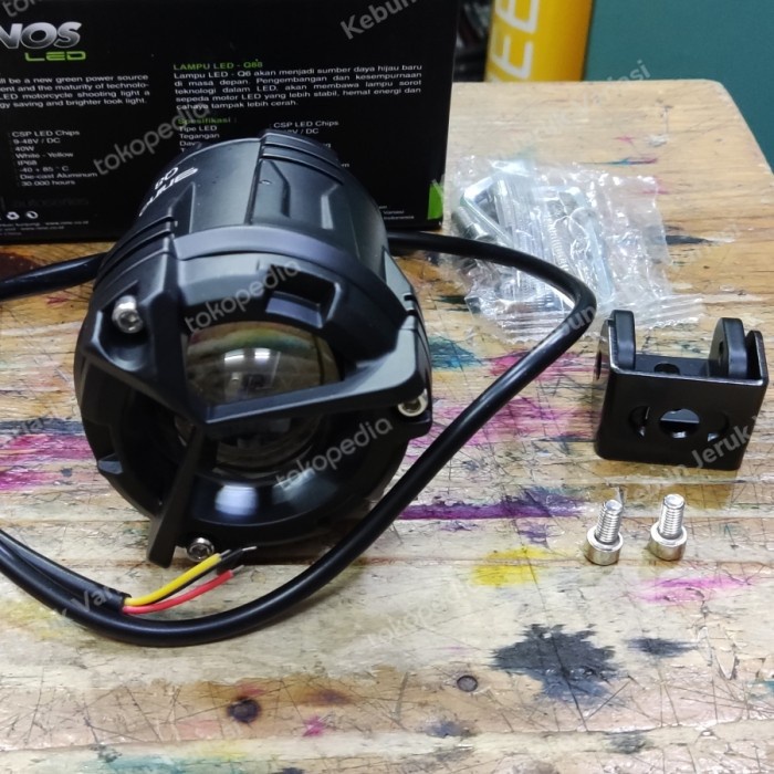 Lampu Tembak Q8 9Nine Luminos 2 warna Putih Kuning Shooting Light Q8