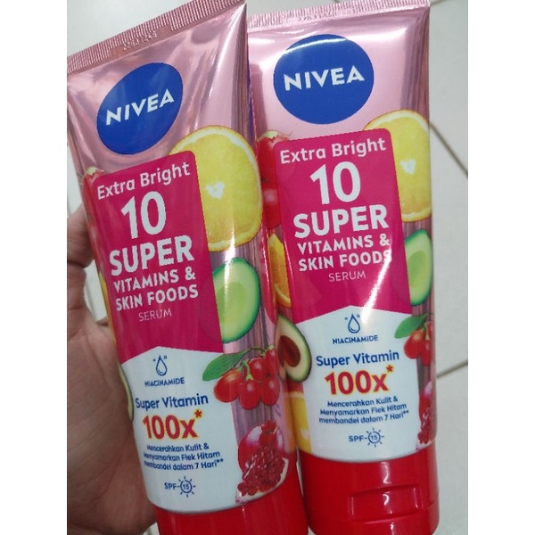 NIVEA EXTRA BODY SERUM 10 SUPER VITAMIN &amp; SKIN FOODS SERUM 180ML