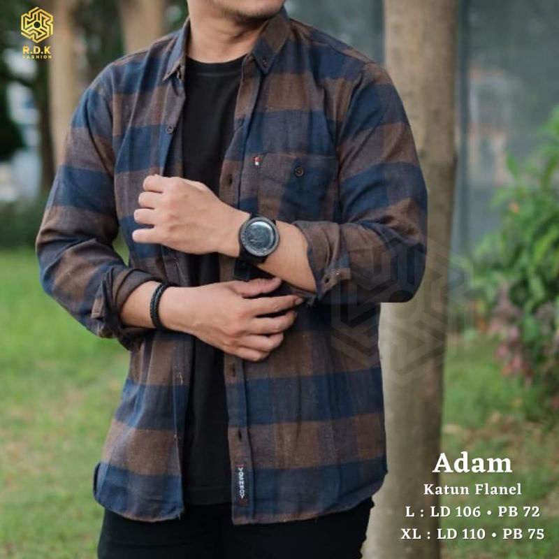 KEMEJA FLANEL LENGAN PANJANG ARION/ARSLAN/AQDAS/AIMAR/ADAM/ABRAM BY RDK