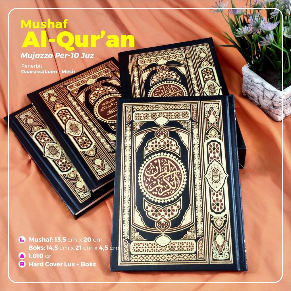 Mushaf Mujazza Per 10 JUZ Mushaf Darussalam Per 10 Juz Mushaf Cetakan Mesir