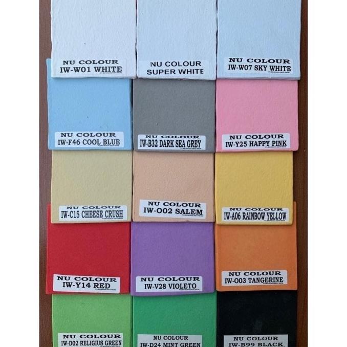 Cat tembok Interior NUCOLOUR 5kg. No ngapur